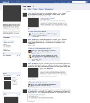 Facebook Fanpage Template