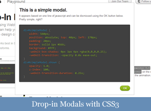 Drop-In Modals