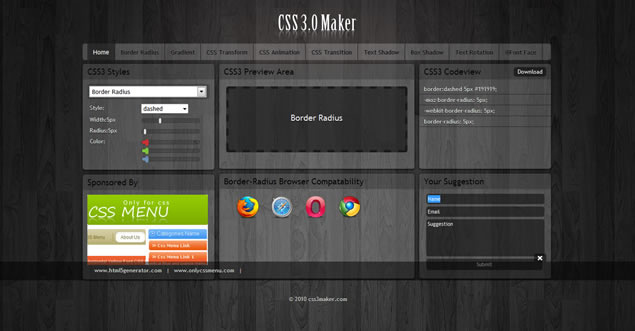 CSS3.0 Maker