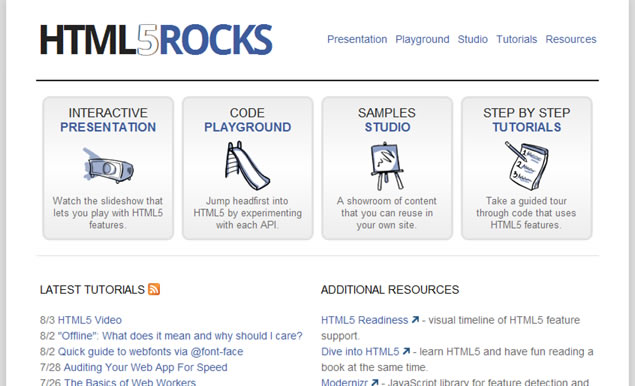 HTML5Rocks - Home