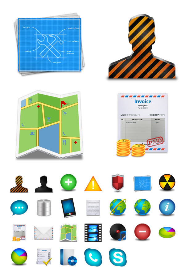 Icon Pack: 256×256 Business Icons