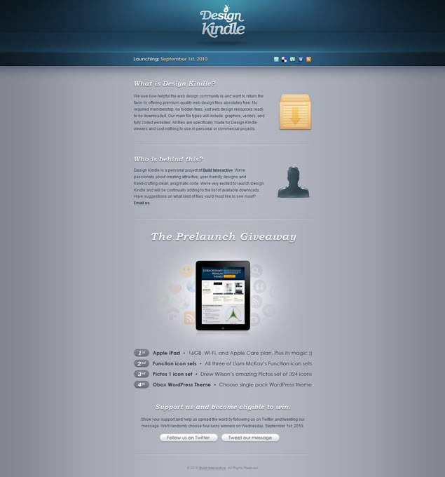 Design Kindle - Open source files for the modern web designer