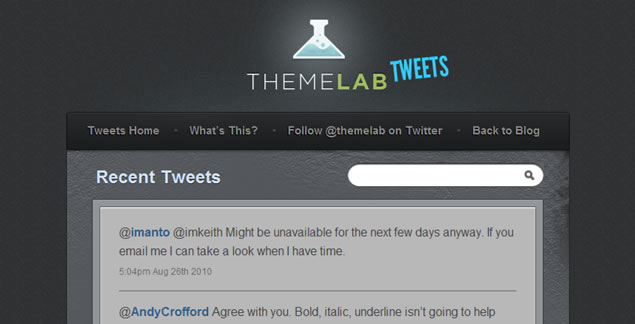 TL Tweets - Free WordPress Tweet Archive Theme