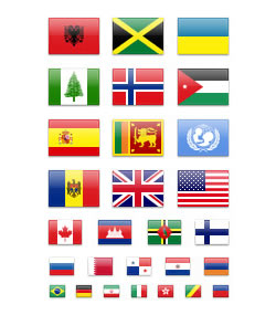 Flags Icons by IconDrawer