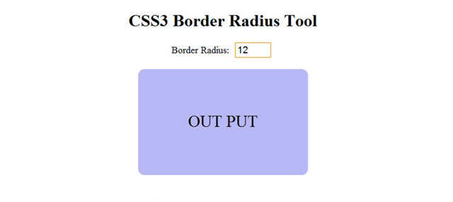 How To Develop CSS3 Border Radius Tool