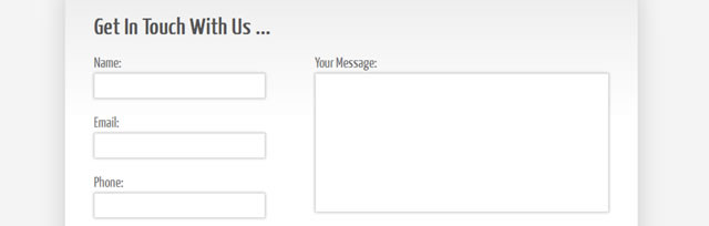 Create A Clean and Stylish CSS3 Contact Form