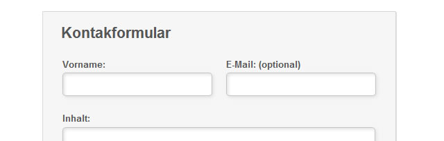Form Design with CSS3