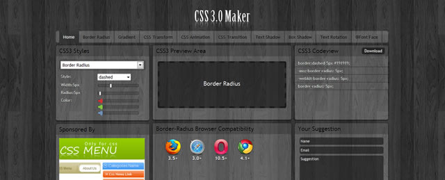 CSS3.0 Maker