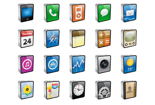 iPhone 4 Mini Icons