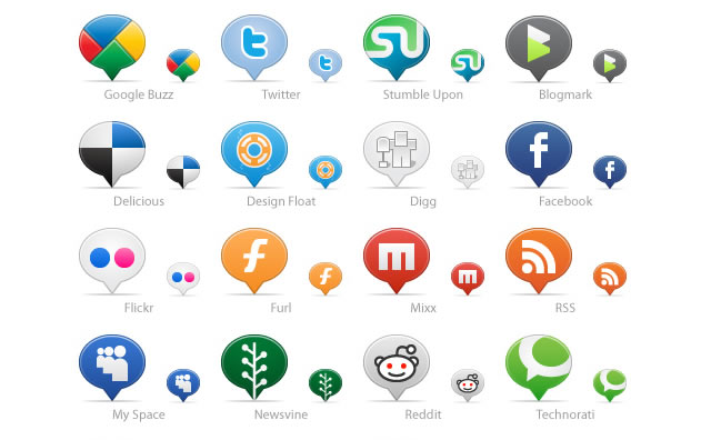 Social Media Balloons