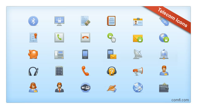 ComFi Telecom Icons