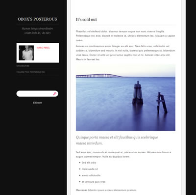 The Best Free to use Posterous Themes posterous theme 03 The Best Free to use Posterous Themes