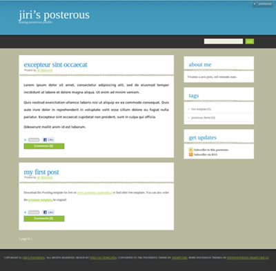 The Best Free to use Posterous Themes posterous theme 09 The Best Free to use Posterous Themes