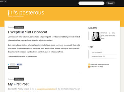 The Best Free to use Posterous Themes posterous theme 13 The Best Free to use Posterous Themes