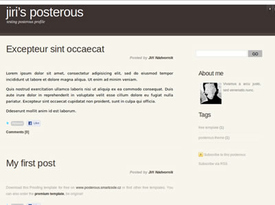 The Best Free to use Posterous Themes posterous theme 15 The Best Free to use Posterous Themes
