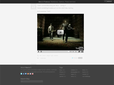 The Best Free to use Posterous Themes posterous theme 16 The Best Free to use Posterous Themes