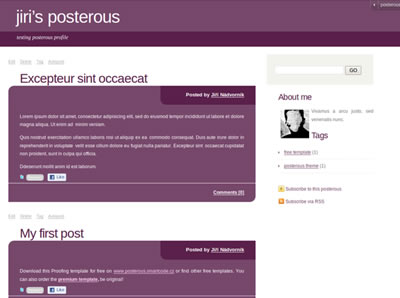 The Best Free to use Posterous Themes posterous theme 18 The Best Free to use Posterous Themes