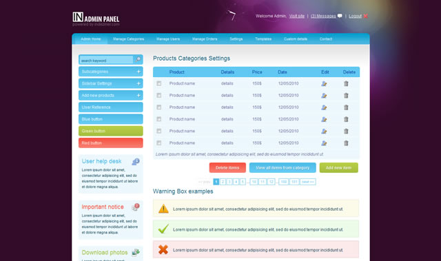 Admin+panel+template