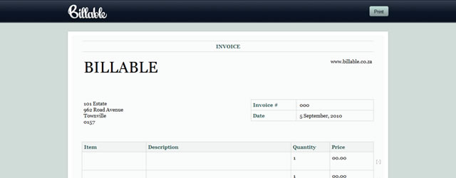 Billable - Seriously easy invoicing