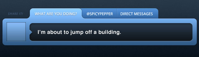 Twitter Box User Interface Design in Photoshop