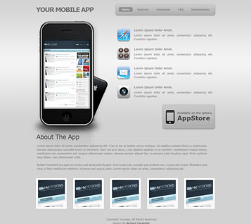 Mobile App's Layout