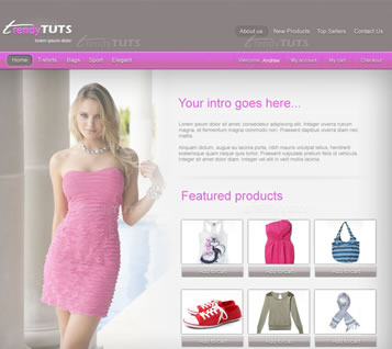 Ecommerce Theme for Magento or Prestashop