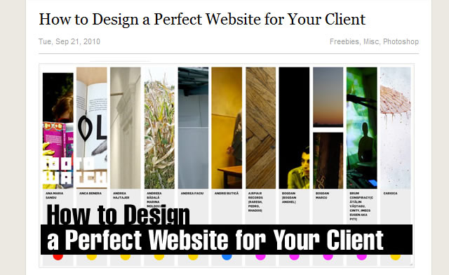 How to Design a Perfect Website for Your Client