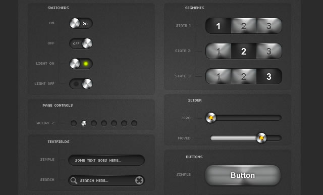 iPhone UI Kits (.psd)