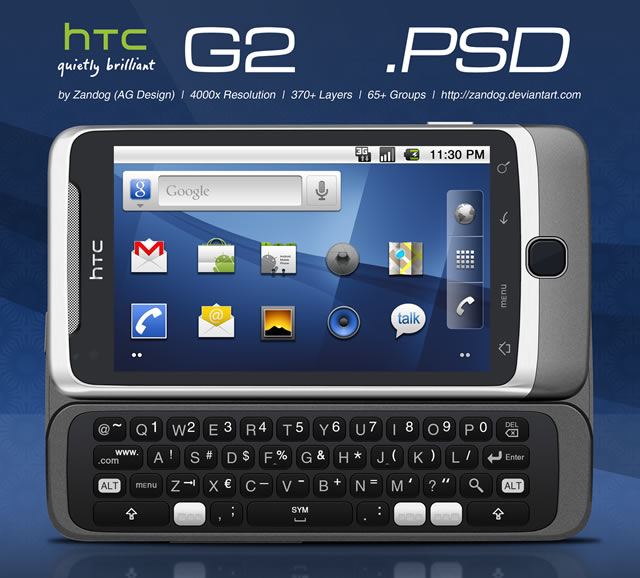 HTC G2 (.psd)