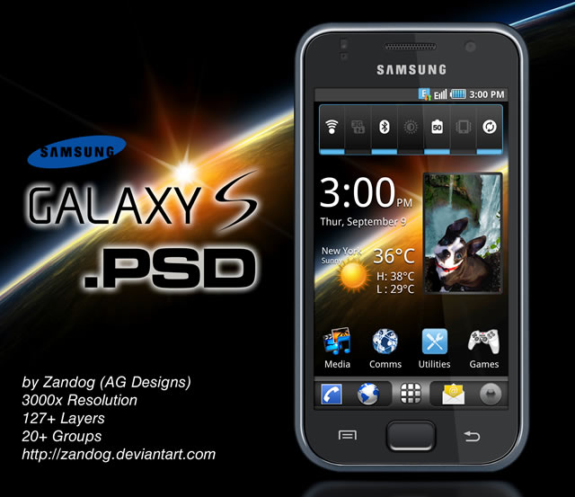 Samsung Galaxy S (.psd)