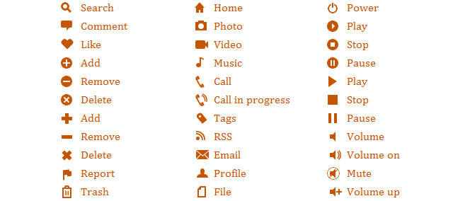 Experimental Pure CSS GUI Icons