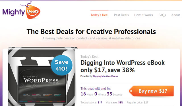 MightyDeals - Daily Deals for Creative Professionals