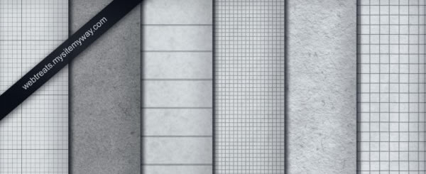 Seamless Paper Patterns - 6 Patterns (Photoshop and JPG)