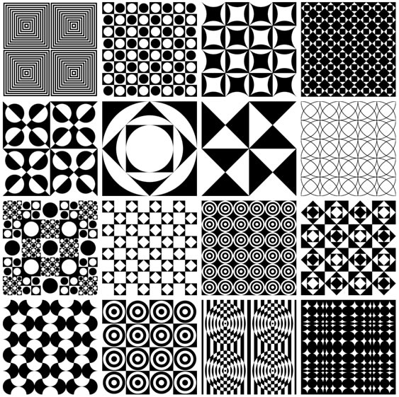 Vector Panton Patterns - 16 Patterns (.ai)