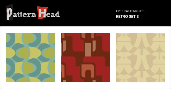 Retro Set - 3 Patterns (.eps & .png)