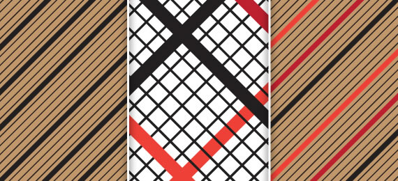 Striped Checked - 3 Patterns (.eps & .jpg)