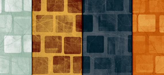 Grungy Abstract Squares Patter - 4 Patterns (.pat)