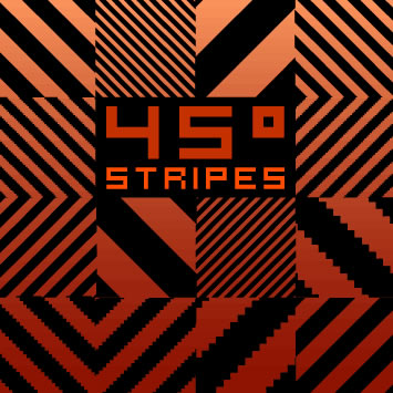 Degrees Stripes Pattern - 45 Patterns (.ai)
