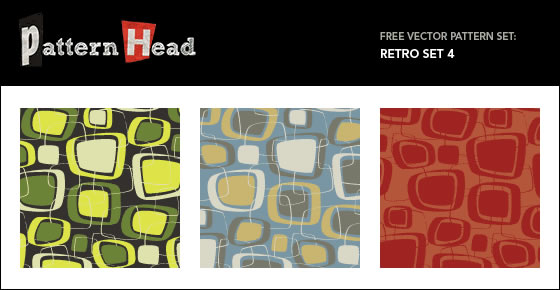 Retro Set - 3 Patterns (.eps & .png)