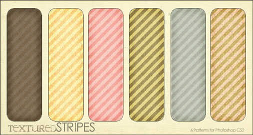 Textured Stripes - 6 Patterns (.pat)