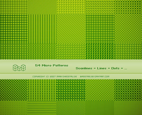 Micro Patterns - 54 Patterns (.pat)
