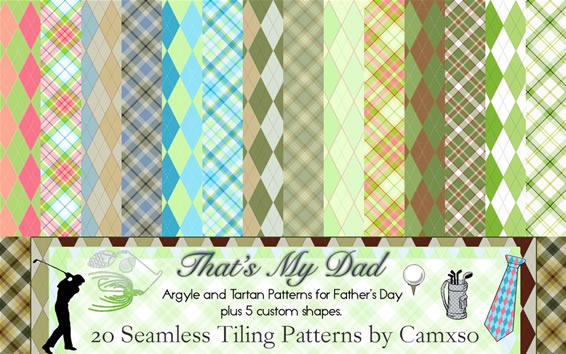 That's My Dad - 20 Patterns (.pat)