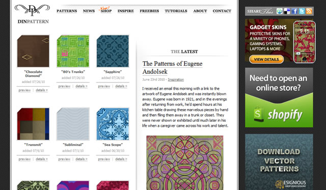 DinPattern – Free Seamless Patterns
