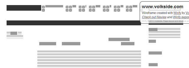 Wirify: The Web as Wireframes
