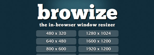 Browize - Online Browser Resizer