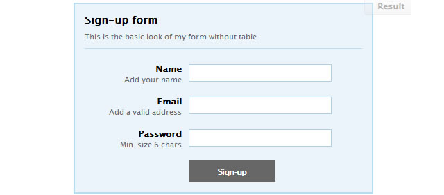 Clean and Pure CSS Form