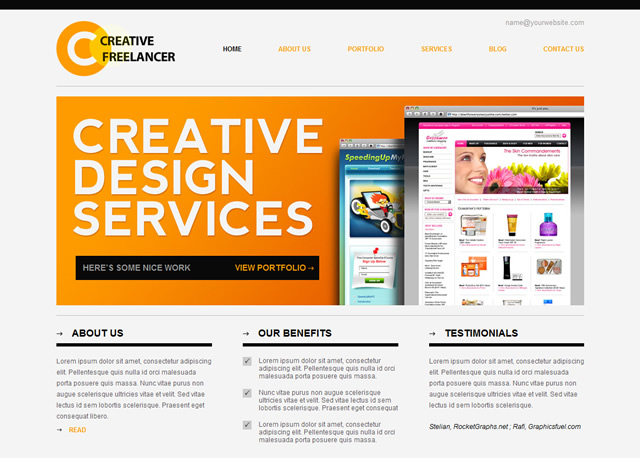 CreativeStudio xHTML/CSS Template