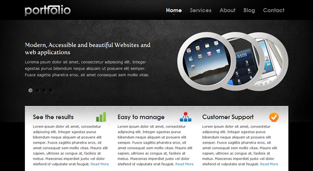 HTML5 Template Portfolio