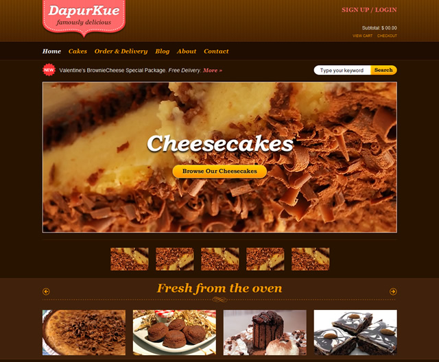 Dapurkue E-Commerce Template