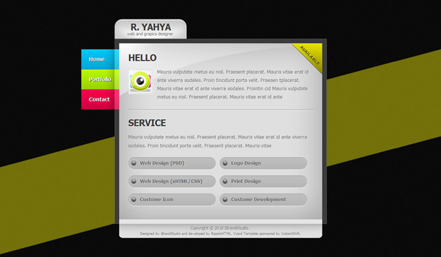 Clean vCard